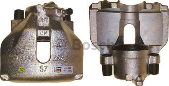 BOSCH 0 986 474 882 - Brake Caliper autospares.lv