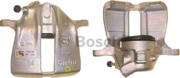 BOSCH 0 986 474 712 - Brake Caliper autospares.lv