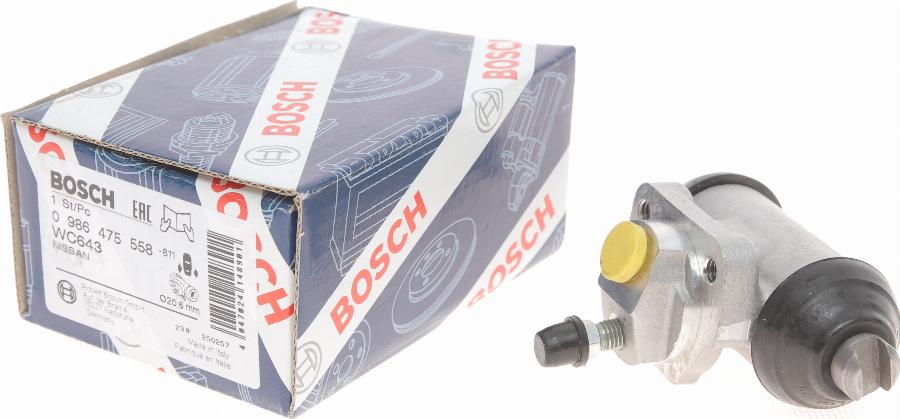 BOSCH 0 986 475 558 - Wheel Brake Cylinder autospares.lv