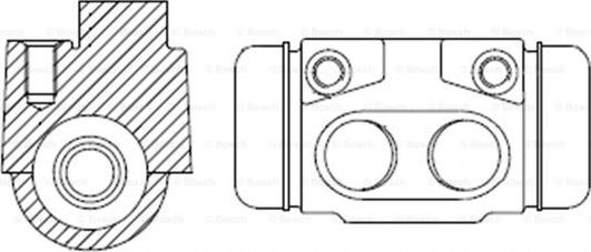 BOSCH 0 986 475 502 - Wheel Brake Cylinder autospares.lv