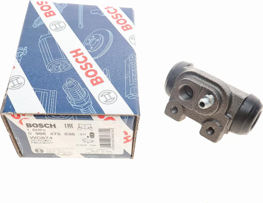 BOSCH 0 986 475 636 - Wheel Brake Cylinder autospares.lv