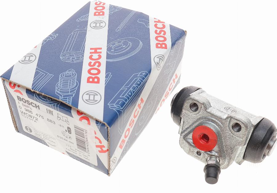 BOSCH 0 986 475 883 - Wheel Brake Cylinder autospares.lv