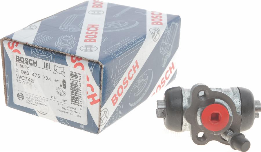 BOSCH 0 986 475 734 - Wheel Brake Cylinder autospares.lv