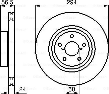 BOSCH 0 986 478 977 - Brake Disc autospares.lv