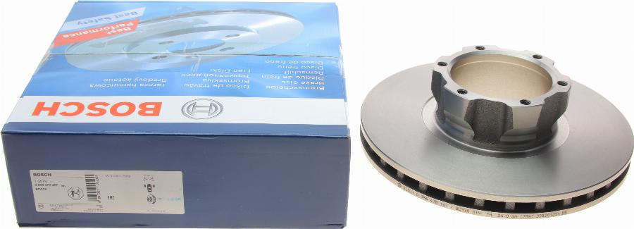 BOSCH 0 986 478 407 - Brake Disc autospares.lv