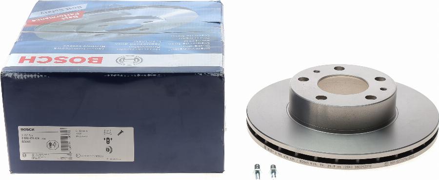 BOSCH 0 986 478 434 - Brake Disc autospares.lv