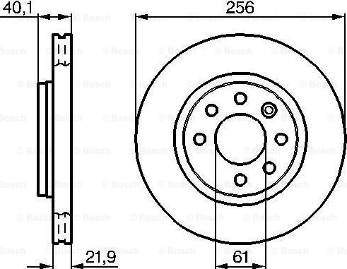 BOSCH 0 986 478 431 - Brake Disc autospares.lv