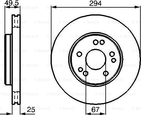 BOSCH 0 986 478 428 - Brake Disc autospares.lv