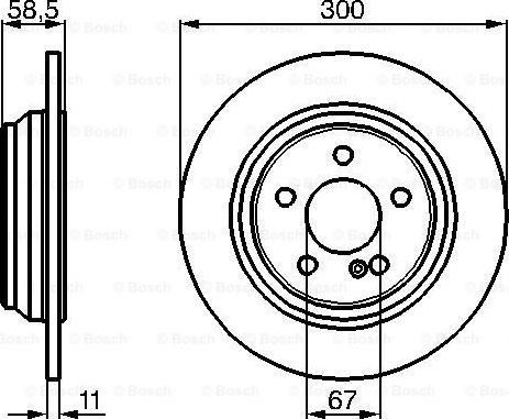 BOSCH 0 986 478 472 - Brake Disc autospares.lv