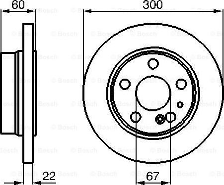 BOSCH 0 986 478 566 - Brake Disc autospares.lv