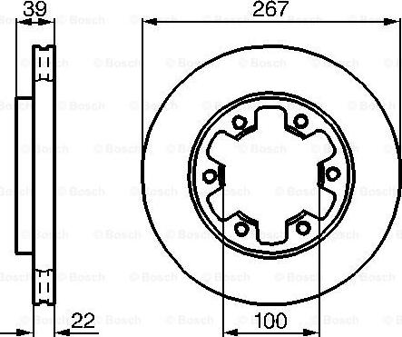 BOSCH 0 986 478 806 - Brake Disc autospares.lv