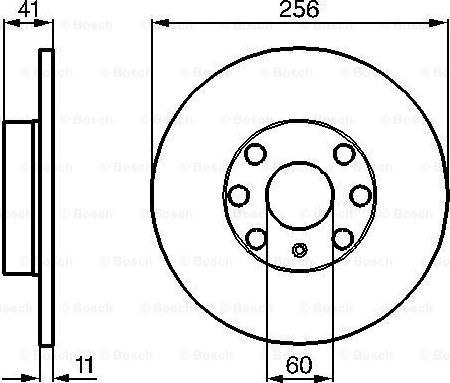 BOSCH 0 986 478 880 - Brake Disc autospares.lv