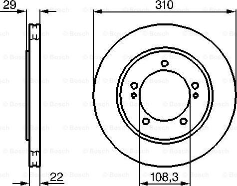 BOSCH 0 986 478 839 - Brake Disc autospares.lv