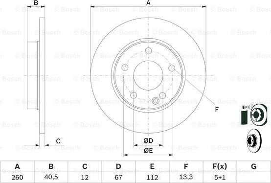 BOSCH 0 986 478 874 - Brake Disc autospares.lv