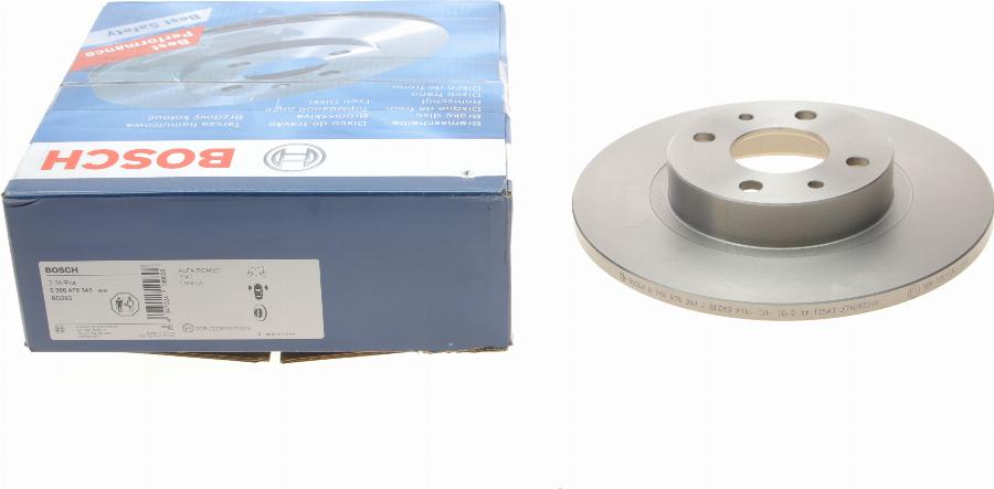 BOSCH 0 986 478 343 - Brake Disc autospares.lv