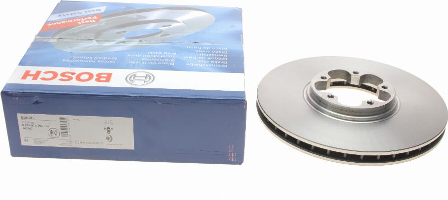 BOSCH 0 986 478 303 - Brake Disc autospares.lv