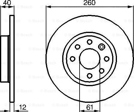 BOSCH 0 986 478 386 - Brake Disc autospares.lv