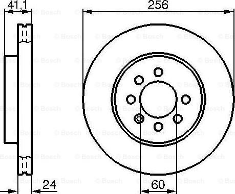 BOSCH 0 986 478 286 - Brake Disc autospares.lv