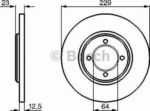 BOSCH 0 986 478 767 - Brake Disc autospares.lv