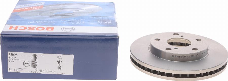 BOSCH 0 986 478 726 - Brake Disc autospares.lv