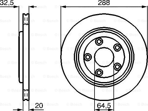 BOSCH 0 986 478 777 - Brake Disc autospares.lv