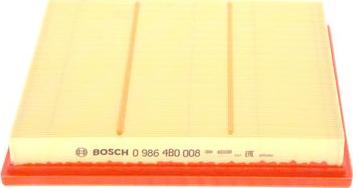 BOSCH 0 986 4B0 008 - Air Filter, engine autospares.lv