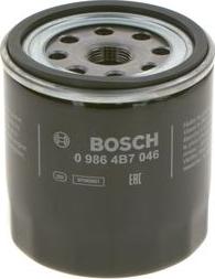 BOSCH 0 986 4B7 046 - Oil Filter autospares.lv