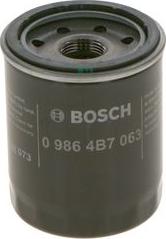 BOSCH 0 986 4B7 063 - Oil Filter autospares.lv