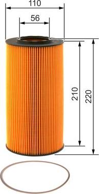 BOSCH 0 986 4B7 001 - Oil Filter autospares.lv