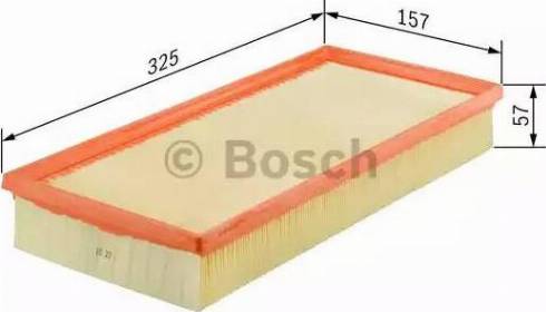 BOSCH 0 986 626 807 - Air Filter, engine autospares.lv