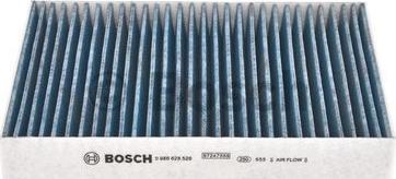 BOSCH 0 986 628 526 - Filter, interior air autospares.lv