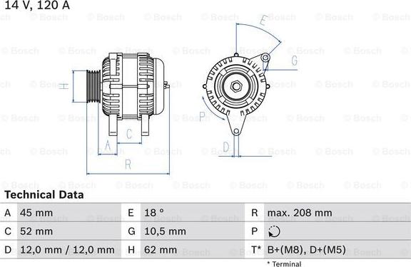 BOSCH 0 986 049 400 - Alternator autospares.lv