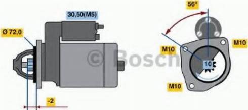 BOSCH 0 986 018 970 - Starter autospares.lv