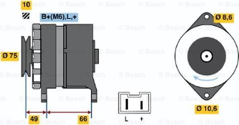 BOSCH 0 986 034 851 - Alternator autospares.lv