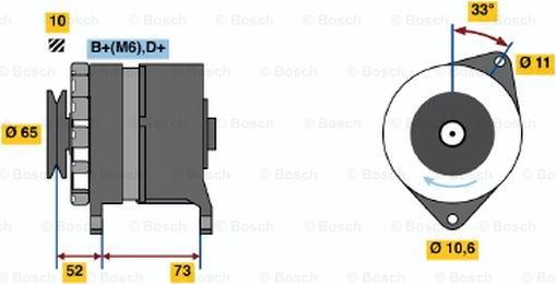 BOSCH 0 986 030 940 - Alternator autospares.lv