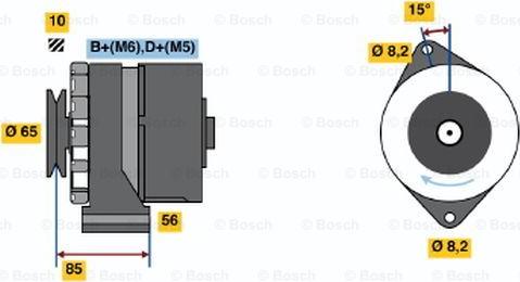 BOSCH 0 986 030 920 - Alternator autospares.lv