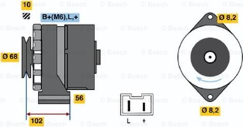 BOSCH 0 986 033 990 - Alternator autospares.lv