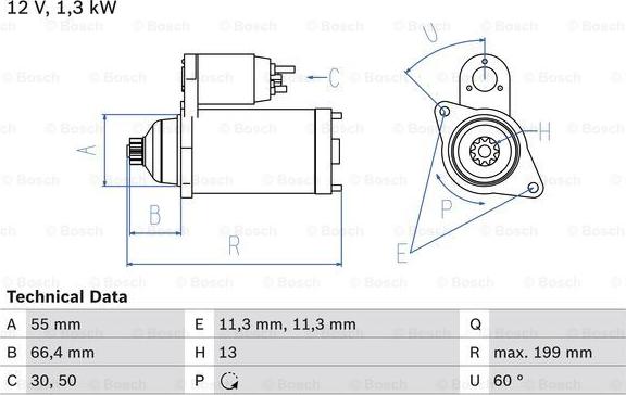 BOSCH 0 986 025 340 - Starter autospares.lv