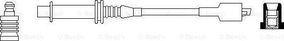 BOSCH 0 986 356 070 - Ignition Cable autospares.lv