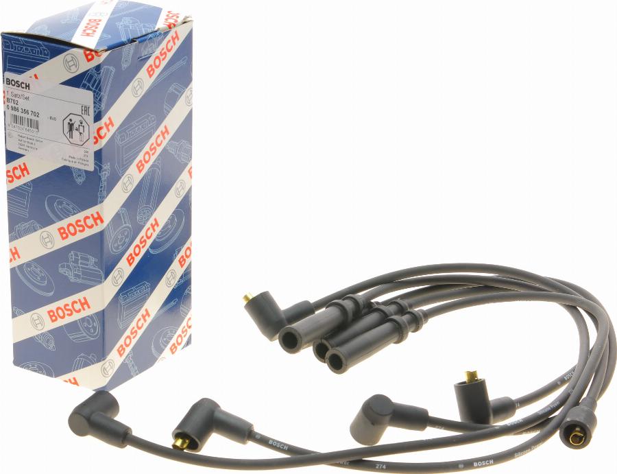 BOSCH 0 986 356 702 - Ignition Cable Kit autospares.lv
