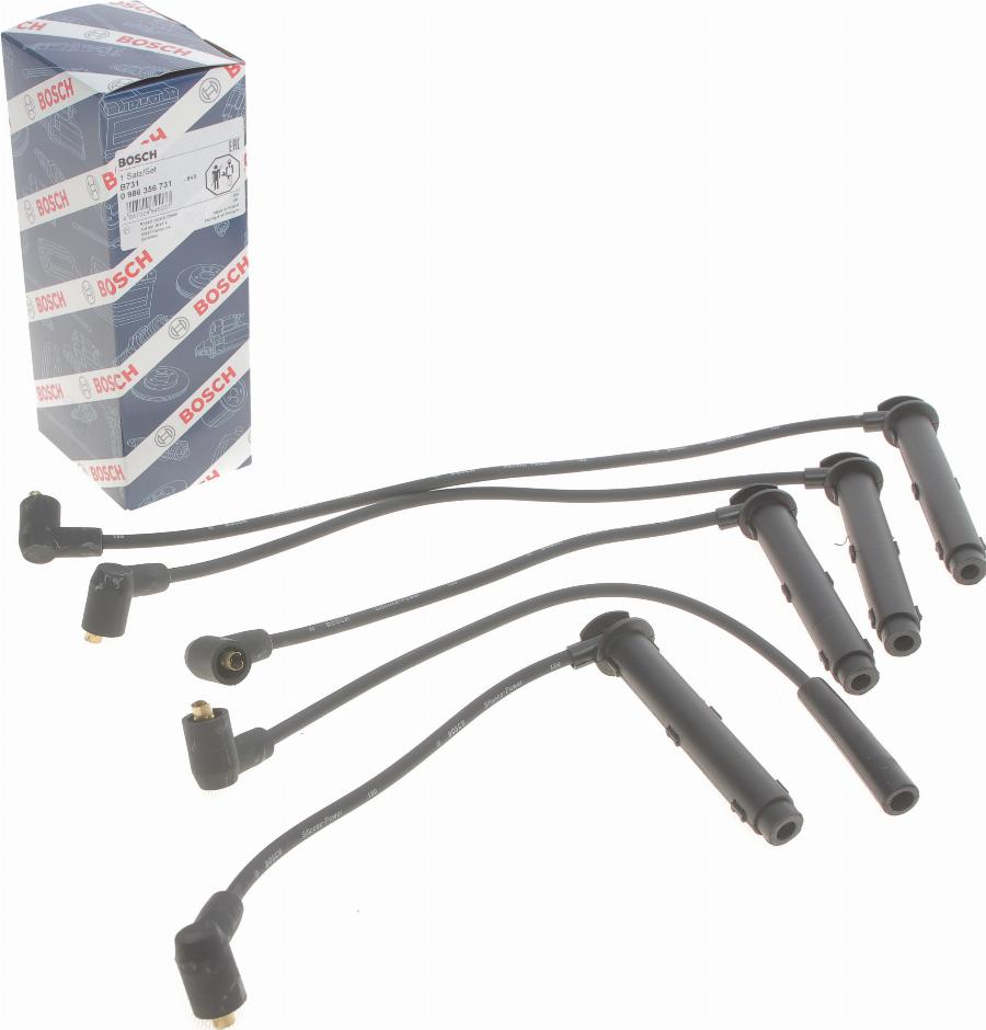 BOSCH 0 986 356 731 - Ignition Cable Kit autospares.lv