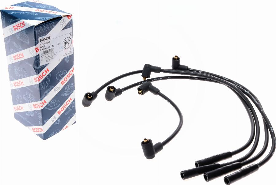 BOSCH 0 986 356 726 - Ignition Cable Kit autospares.lv