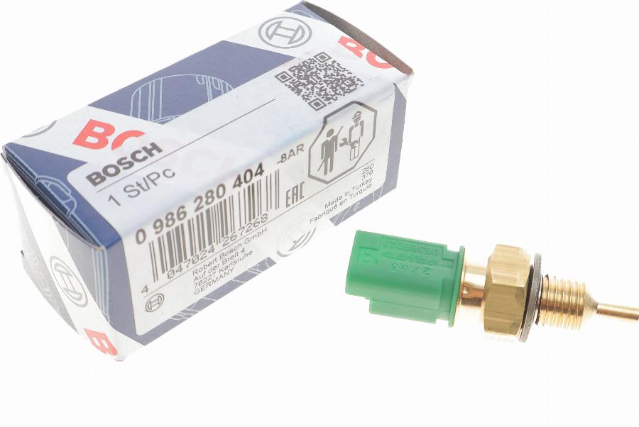 BOSCH 0 986 280 404 - Sensor, coolant temperature autospares.lv