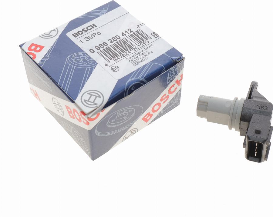 BOSCH 0 986 280 412 - Sensor, camshaft position autospares.lv