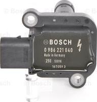 BOSCH 0 986 221 040 - Ignition Coil autospares.lv