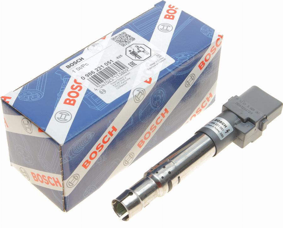 BOSCH 0 986 221 051 - Ignition Coil autospares.lv