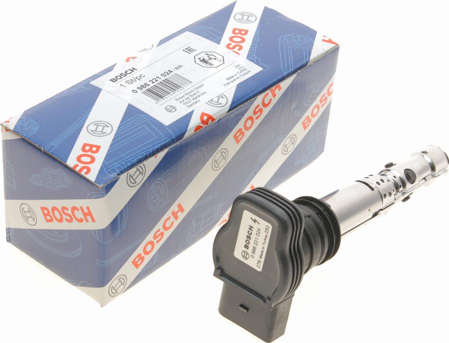 BOSCH 0 986 221 024 - Ignition Coil autospares.lv