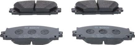 BOSCH 0 986 AB1 423 - Brake Pad Set, disc brake autospares.lv