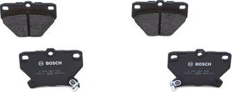 BOSCH 0 986 AB1 698 - Brake Pad Set, disc brake autospares.lv