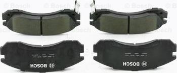 BOSCH 0 986 AB1 605 - Brake Pad Set, disc brake autospares.lv